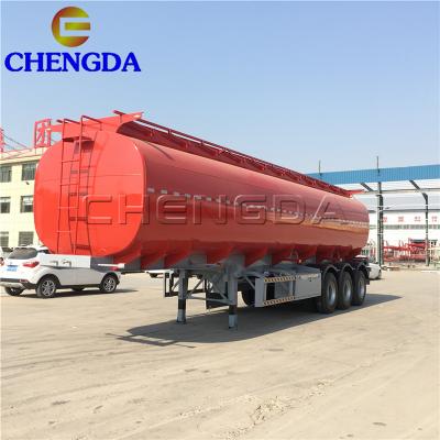 China Truck Trailer China Double Axle Crude Oil Diesel Fuel Tank Trailer For Sale for sale