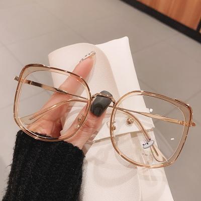 China Fashion sunglasses wholesale blue lightweight anti logo eyeglasses frames beautiful frame eyewear woman custom square sunglasses for sale