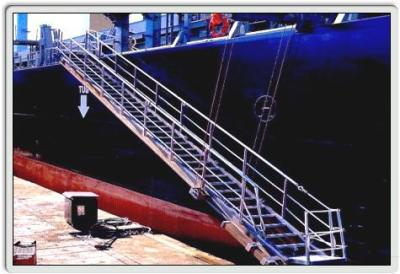 China DNV BV ABS goedkeuring Marine Aluminium Accommodation Ladder voor schepen Te koop