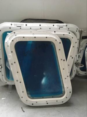 China Weathertight Aluminum Alloy Marine Windows Fixed Model 8 / 10 / 12 mm Thickness for sale