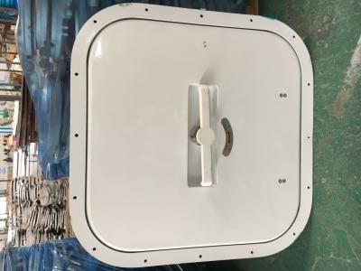 China Aluminium bettete rechteckige Marine Hatch Cover Watertight ein zu verkaufen