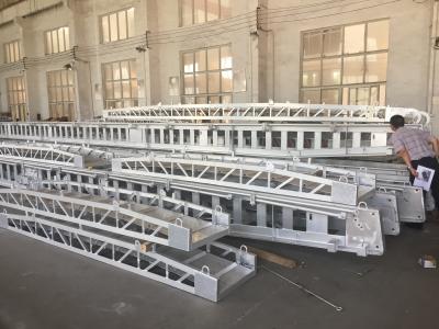 China Aluminiumaanpassing Marine Boarding Ladder 58 Stappen Te koop