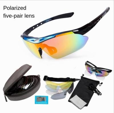 China Durable Hot Sale Fashion 5 In All Cycling Sunglasses Riding Eyewear MTB Mountain Bicycle Cycling Goggles for sale