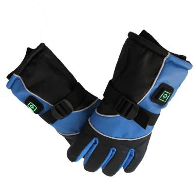 China Waterproof Outdoor Battery Charging Warmer Lithium USB Gloves Touch Screen Motorcycle Ski Heating Recycling Gloves for sale