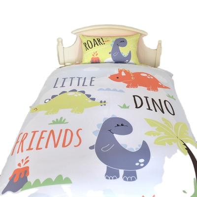 China High Quality Wonderful Colorful Cartoon Dinosaur Kids Bedding Folded Animal Crib Animal Crib Set for sale