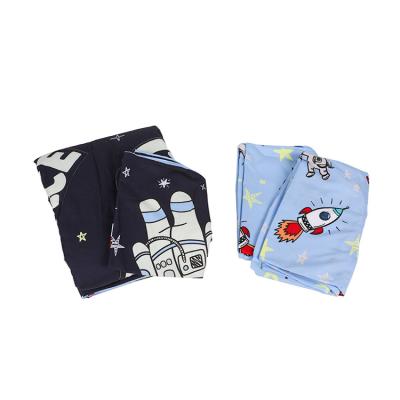 China Nondisposable Space Pattern Cartoon Child OEM 100%Polyester Soft Sheet Bedding Sets for sale