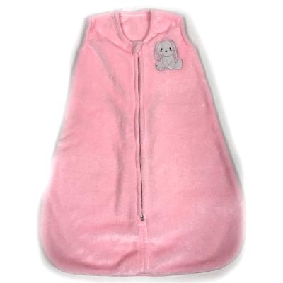 China Viable Custom Animal Logo Soft Lux Zipper Super Spring Baby Sleeping Bag Bag For Newborn for sale