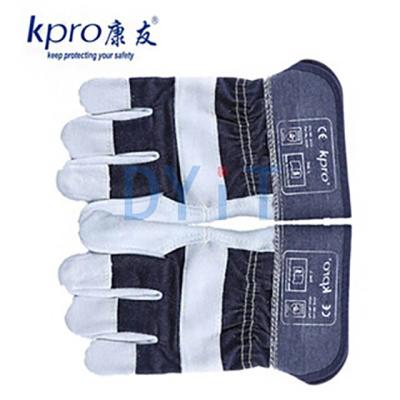 China White Full Anti-cut Safety Lining Inside Welding Cowhide Leather Protective Safety Gloves For Welding for sale