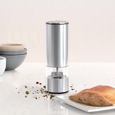 China Viable Mini Visualized Mill Electric Salt and Pepper Grinder Set for Amazon Product In Stock for sale