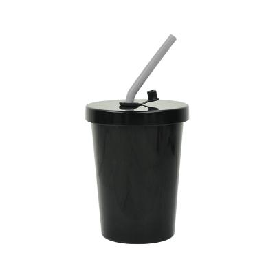 China 2022 Popular Biodegradable Material Coffee Cup Biodegradable Most Office 350Ml Pla Straws Excluding Straw for sale