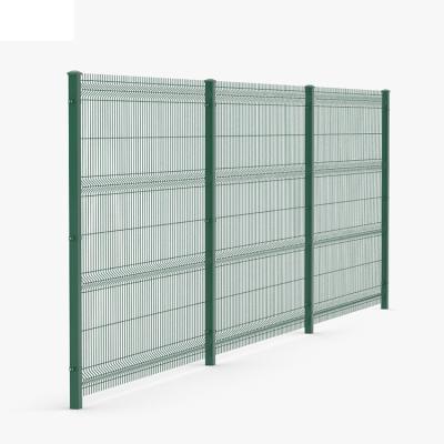 China Easily Assembled Easily Assembled 3d Wire Mesh Fence Panel / Curved Panel 3d Garden Fence for sale