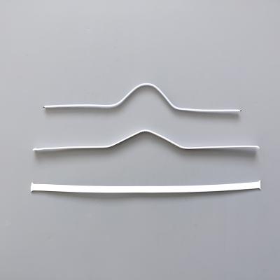 China Face Mask Face Mask Anti Corrosive PVC Coated Disposable Metal Clip Wire For Nose for sale