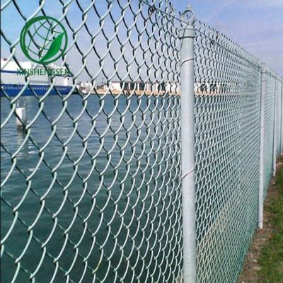 China Wholesale Fence Mesh Farm Decoration Fence PVC Coated Wire Mesh 9 Gauge 6ft Chain Link Fence Factory Price for sale