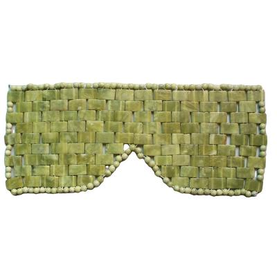 China Wholesale Price Natural Light Phoenix Green Yellow Green 100% Durable Eye Mask for sale