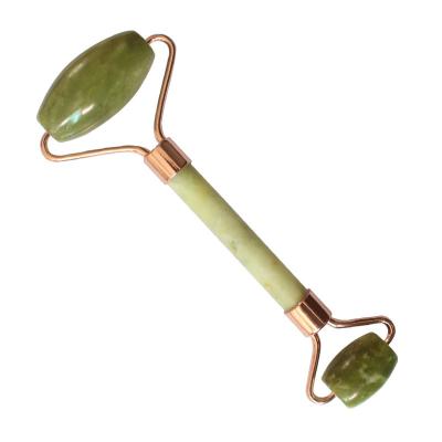 China Whitening Private Label Nephritis Natural Custom Green Jade Roller Skin Face Stone Ball and Gua Sha Facial Massager with box for sale for sale