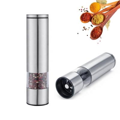 China Factory wholesale price viable manual stainless steel salt and pepper grinder adjustable ceramic pepper mill for sale