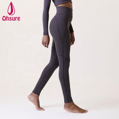 China Antibacterial Custom Women Fitness Leggings Outdoor Sports Logo Pants Slim Fit Yoga Gym Wear Gaiters for sale