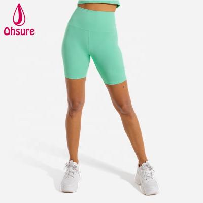 China Beautiful Antibacterial Women Biker Shorts Women Compression Sports Abbreviations Athletic Yoga Shorts For Women for sale