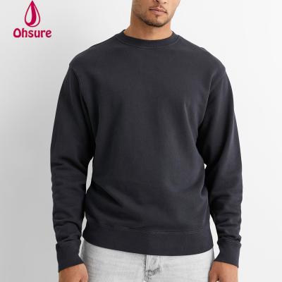 China Soft Crewneck Jumper Men Gym Hoodie Wholesale Anti-shrink Hoodie Cotton Fleece Sweatshirt Top for sale