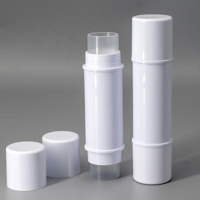 China Factory supply cosmetics pp plastic AS material round 10.8ML double sided twist up air freshener container air freshener tubes deodorant stick for sale