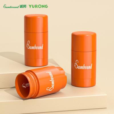 China Empty Cosmetic Custom Round Lift Up Refillable Deodorant Tube Container ACP Deodorant Tube for sale