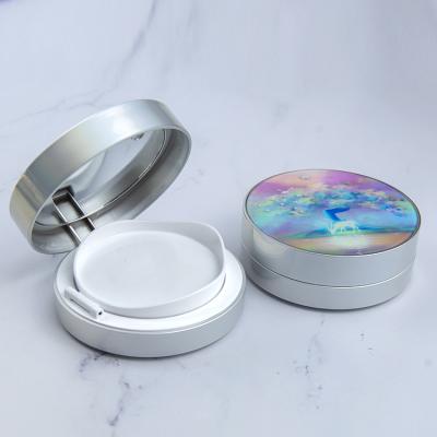 China Custom Recycled Plastic Air Cushion Materials BB Air Cushion Powder Compact Case Empty Powder Case With Mirror for sale