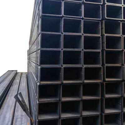 China BS Standard Cold Rolled Mild Rectangular Steel Tube Channels U-Bar Galvanized Square Tube for sale