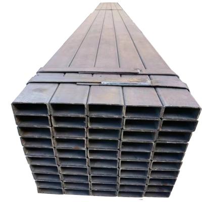 China Steel Rectangular Tube Cold Rolled Mild Rectangular Channels U-Bar Galvanized Square Tube for sale