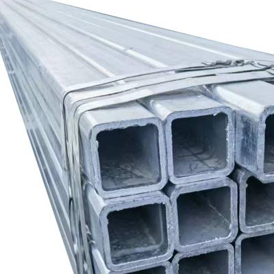 China Structural Sections Galvanized Carbon Rectangular Steel Tube with Finely Processed U-Bar for sale