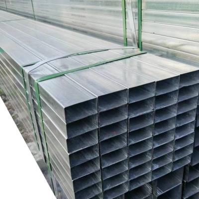 China 70mm Square Pipe Schedule 40 Welded Steel Channels U-Bar Galvanized Square Tube SS400 for sale