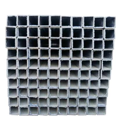 China Tubo de aço galvanizado quadrado com padrão SS400 SS490 S235JR S355JR A36 à venda