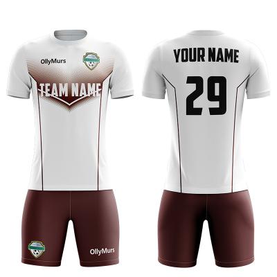 China Shirts & Tops Digital Printing Latest Blank Football Soccer Jersey Uniform Customize Designs Team Patterns Retro Soccer Jerseys for sale