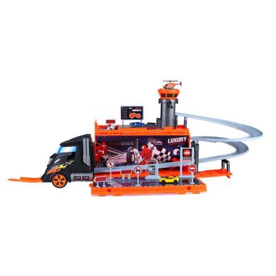 China Factory direct sale rc hobby ICTI RC truck crate stunt track truck with light and music S8610A for sale