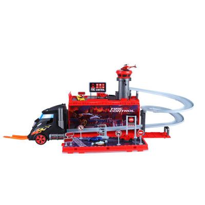 China New RC Hobby Good Quality Truck Crate Toy Track Truck With Light And Music S8610C for sale