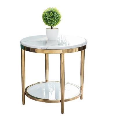 China Professional Customized Manufacturer Best Chinese Round Living Room Corner Table Luxury Modern Coffee Table for sale