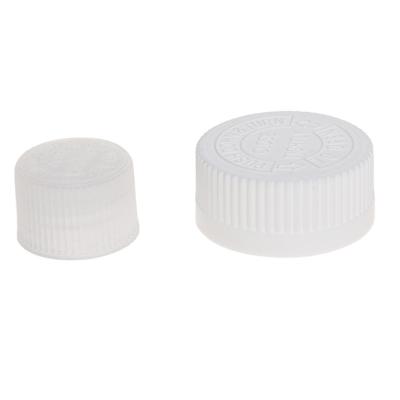 China Premium Bottles Tube Screw Down Ribbed Closure Child Safety Cap for sale