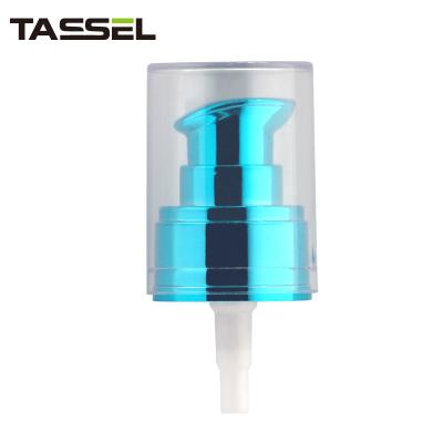 China Non Spill Customized Color UV Coated Plastic Cream Cosmetic Pump 24/410 for sale