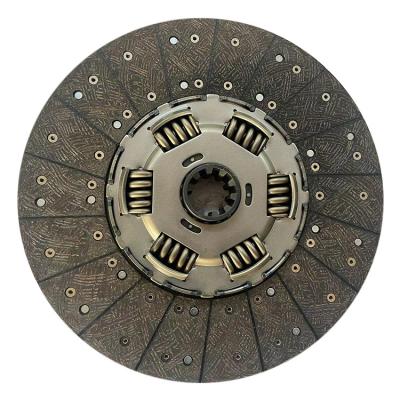 China 430mm Brown Truck Clutch Plate Iron And Rubber Using For Howo Auman Foton Phc for sale