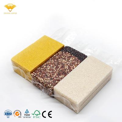 China Food Grade Aseptic Biodegradable Frozen Food Vacuum Bag Home Storage Sealed Plastic Packaging Bags for sale