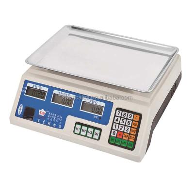 China Digital Weighing Scale ACS-30KG Classic Plastic / Old Plastic ABS Electronic Balance for sale