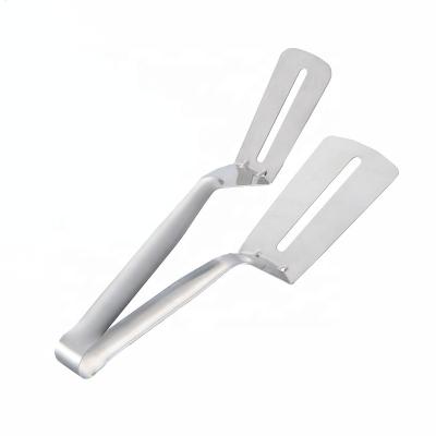 China Factory direct sale good quality stainless steel food tongs bread bbq grill steak viable hot serving tongs ice clip for sale