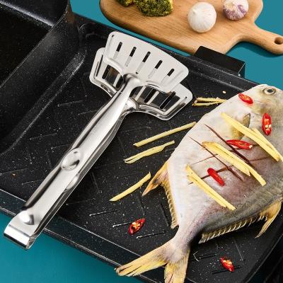 China Multi Function Durable Kitchen Use BBQ Tongs Stainless Steel Food Tongs Bread Store Grill Tongs for sale