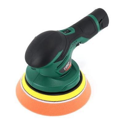 China Portable Car Electric Battery Tool Radio Car Polishing Cordless Polishing Pad Small Mini Waxing Wheel Polisher Machine for sale