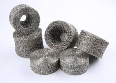 China Stainless steel brass copper and nickel compressed knitted mesh for sale