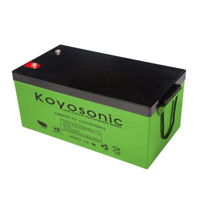 China CB270-12 diepe het Lithium Zonnebatterijen van de Cyclus Zonnebatterij 270ah 12v Te koop