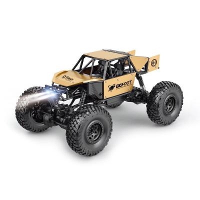 China Hot Sale 1/8 Alloy Light RC Car Remote Control Climbing Full Function 4WD Off-Road Monster for sale