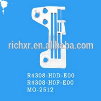 China Machinery Repair Shops Sewing Machine Spare Parts Needle Plate R4308-H0D-E00 / R4308-H0F-E00 for sale