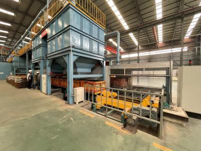 China Shell-kern maken Molding Line Of Resin Sand Foundry Te koop