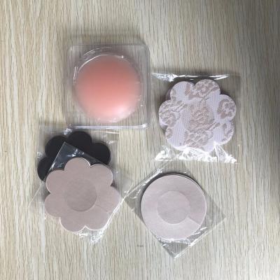 China Sexy Underwear Ladies Silicone Bare Nipple Covers Round Petal Pies Stickers for sale