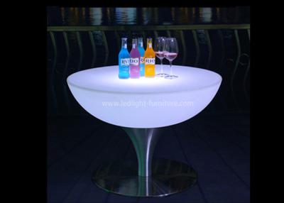 Chine Couleurs à piles du tableau de cocktail de LED 16 changeant avec la base d'acier inoxydable à vendre